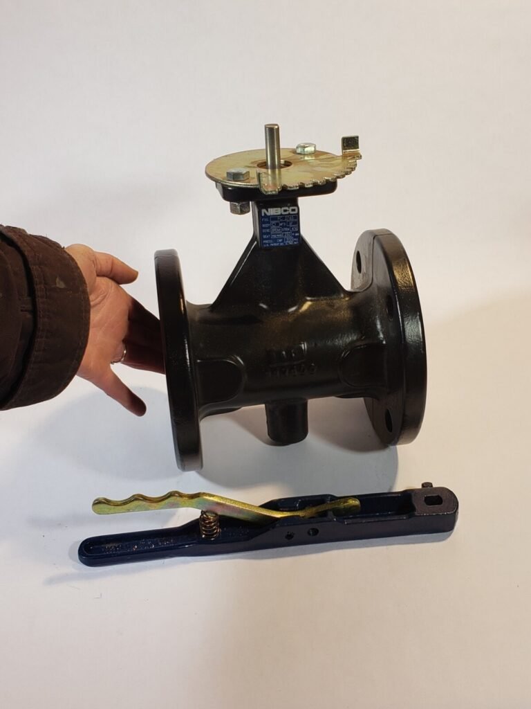 NIBCO FC 2765 2 1/2" FLANGED BUTTERFLY VALVE CAST IRON 200PSI NEW