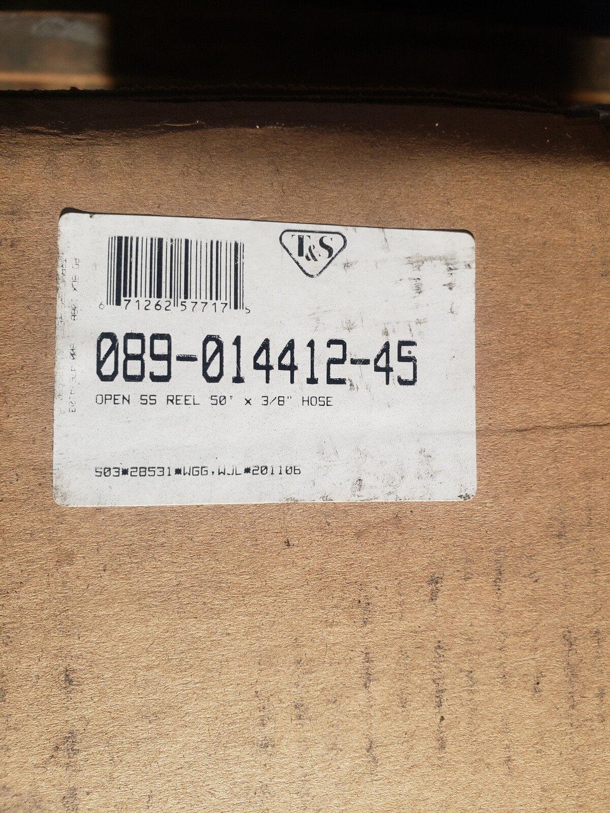 hose tuyau Epoxy powder coated stainless steel reels B-7000 B7000 T&S NEW BOXED