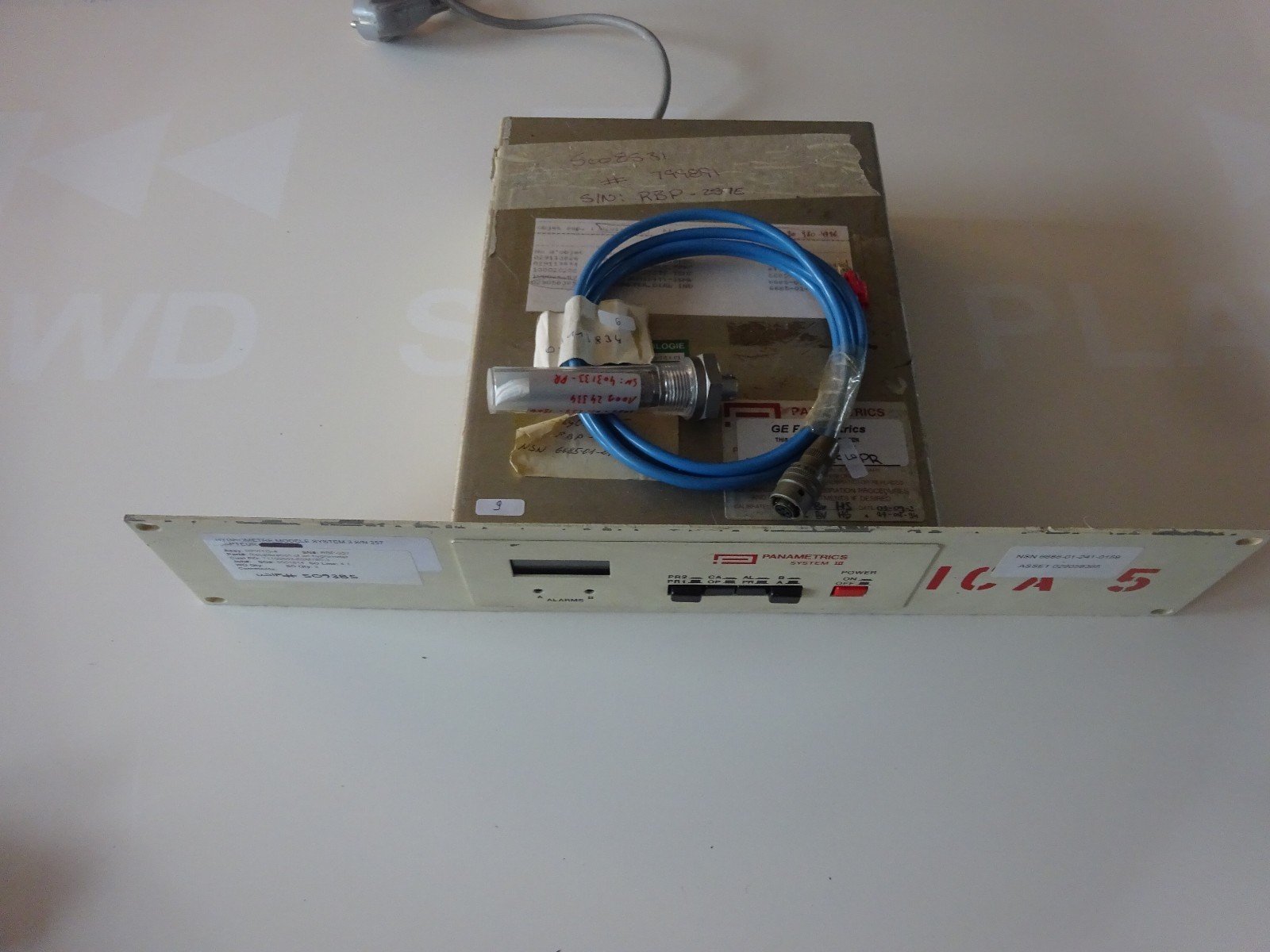 panametrics system 3 III + 1x M probe cables GE Sensing Moisture Monitor n°9