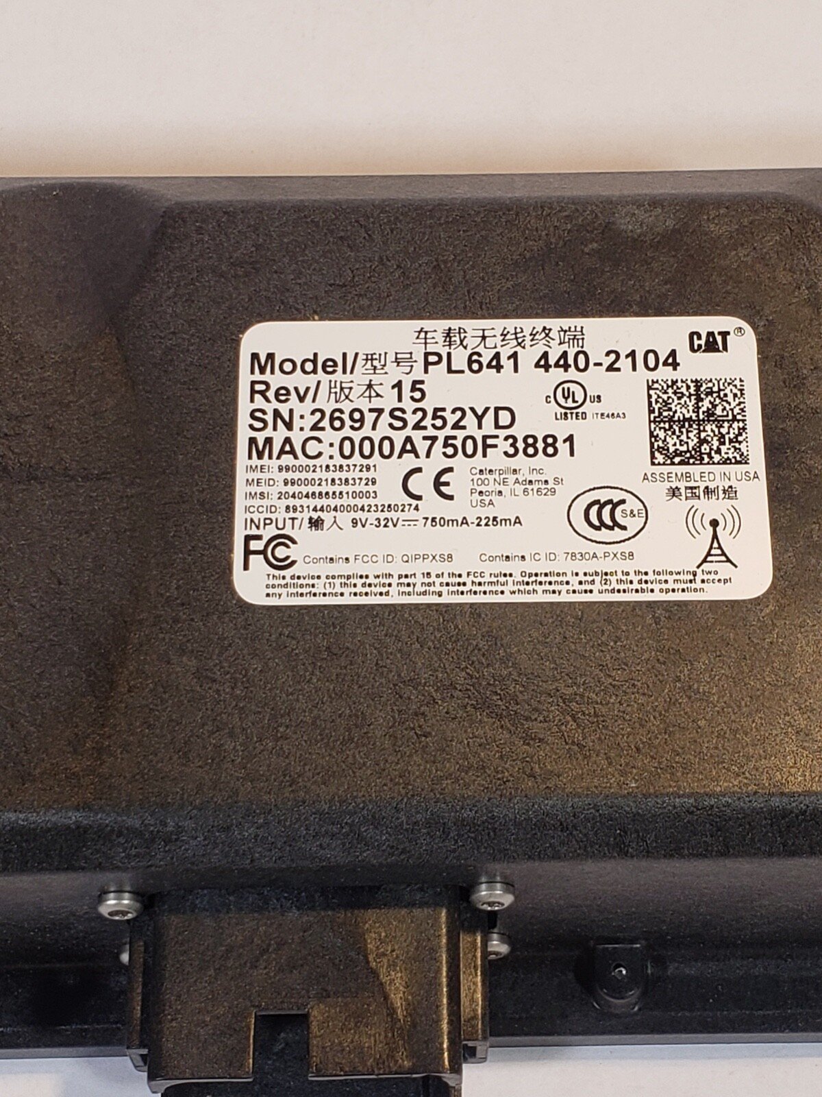 NEW CATERPILLAR PL641 440 2104 PRODUCT LINK BOXED