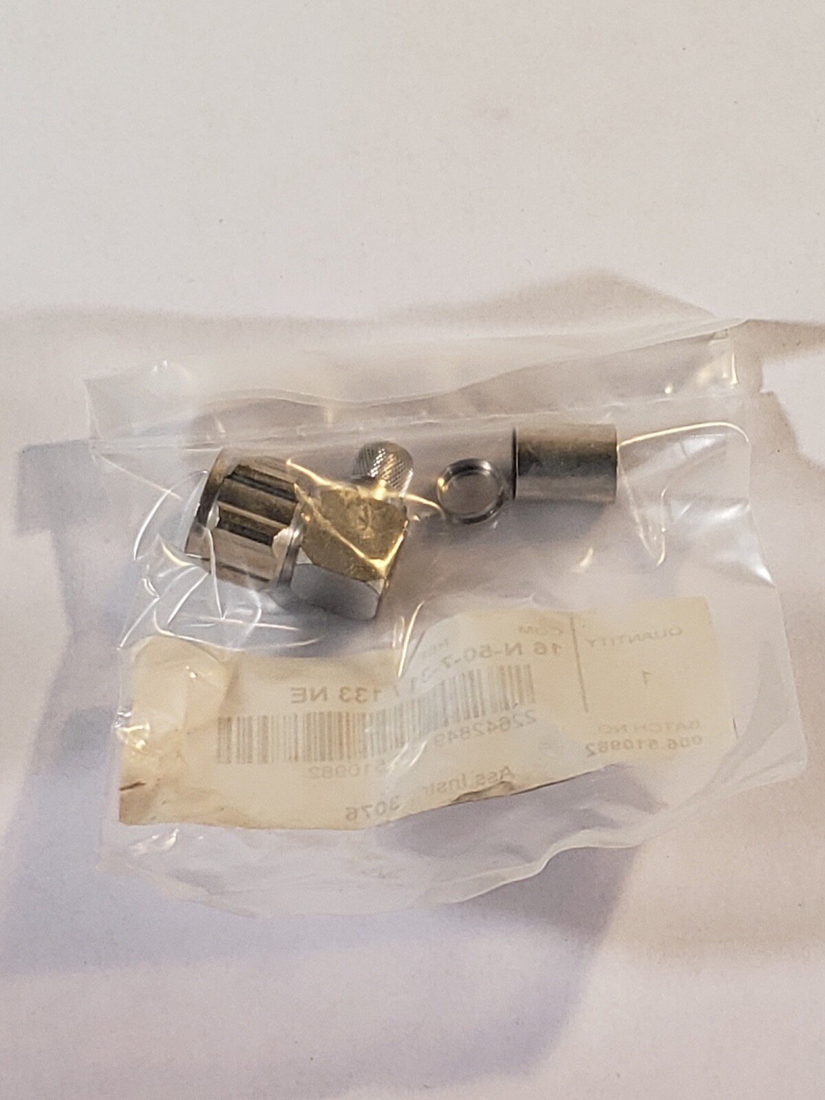50X huber suhner 16 N-50-7-31/133NE Right angle N male coaxial connect NEW BOXED