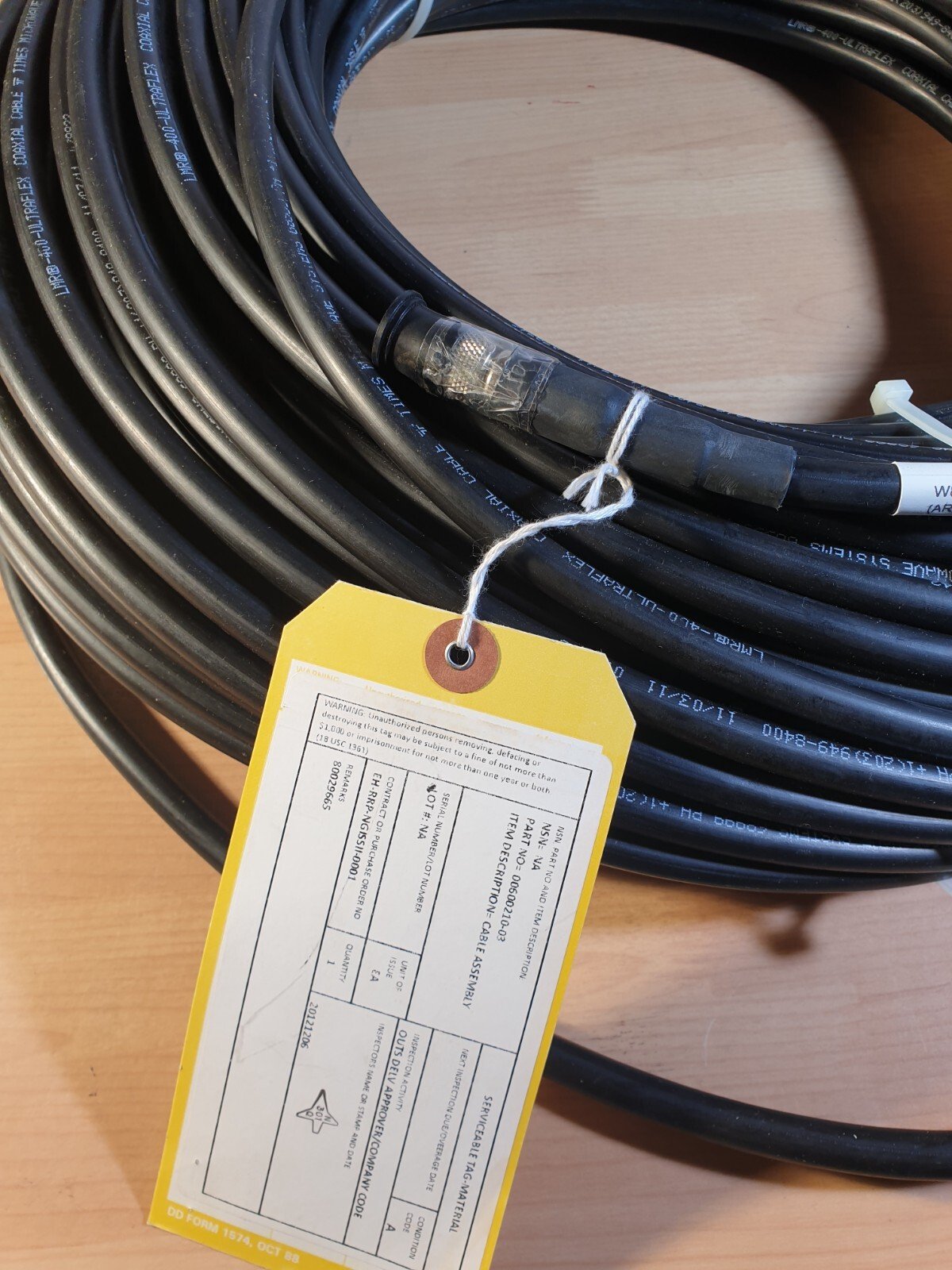 100 M COAX MICROWAVE SYSTEM ULTRAFLEX 68999 LMR400 NEW 12F