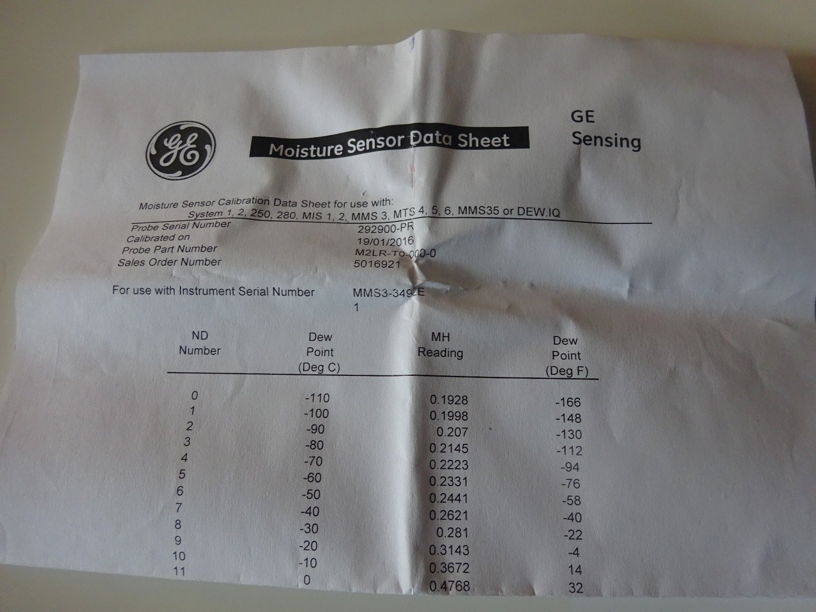 Moisture Monitor panametrics Series 3 MMS3 + 2x M Probe + cables n°4