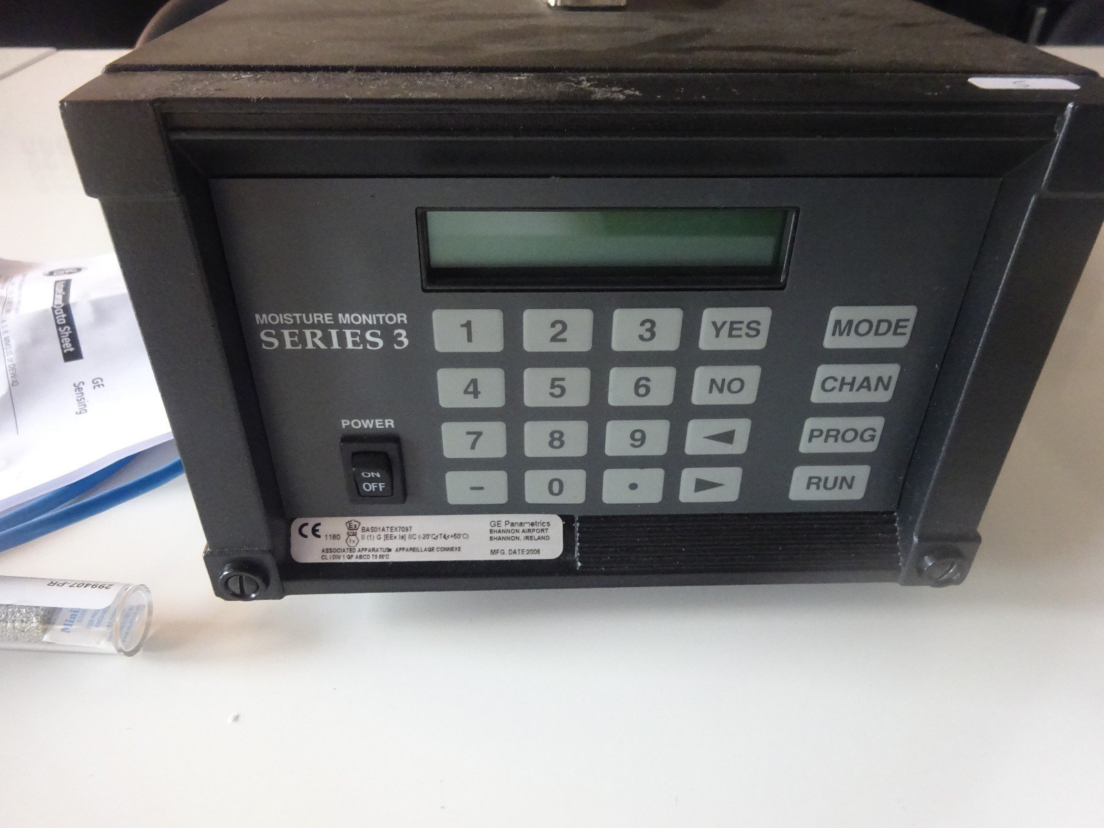 Moisture Monitor panametrics Series 3 MMS3 + 1x M Probe + cables n°5