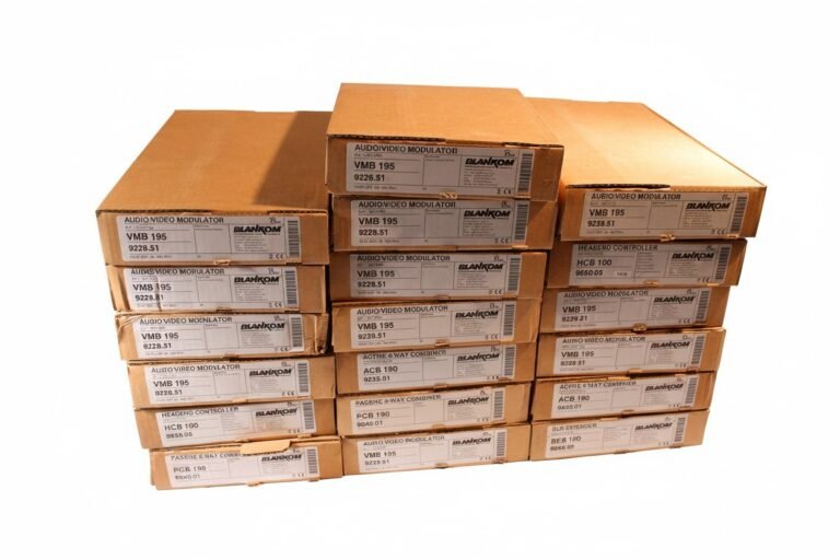 SEVERALS BOX OF Blankom Encoder Module Analog Audio Video Telecommunications