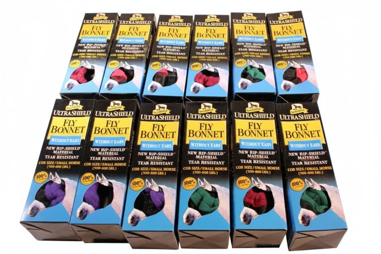 12X Absorbine Ultrashield Fly Bonnet Horse Fly Protection R315934