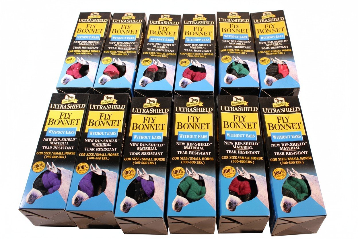 12X Absorbine Ultrashield Fly Bonnet Horse Fly Protection R315934