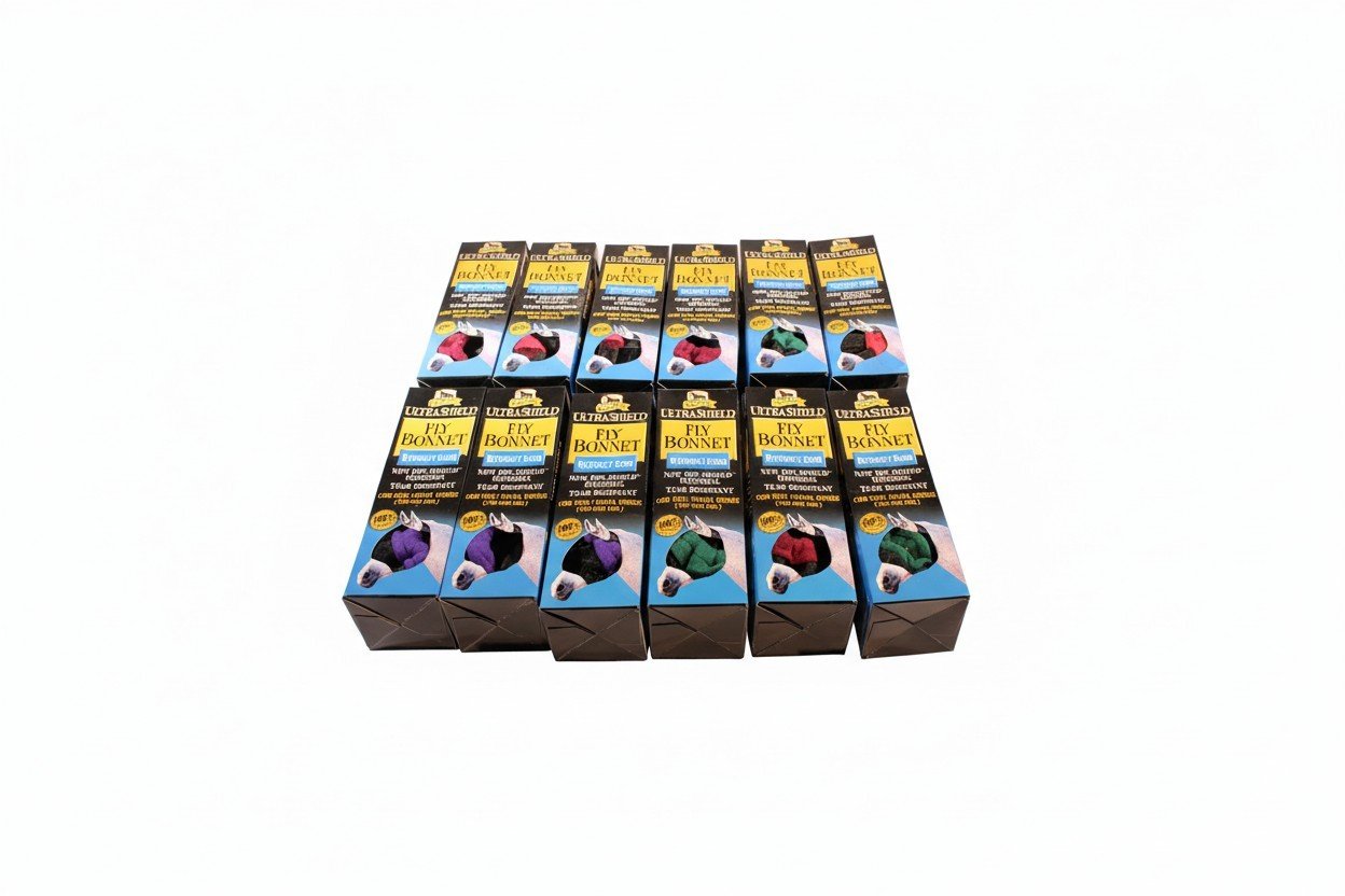 12X Absorbine Ultrashield Fly Bonnet Horse Fly Protection R315934