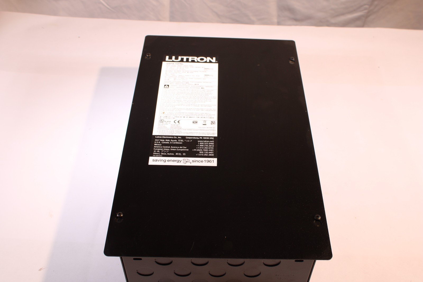 LUTRON QSPS-10PNL Sivoia QS Smart Panel 10-Output Power Supply MPN QSPS-10PNL