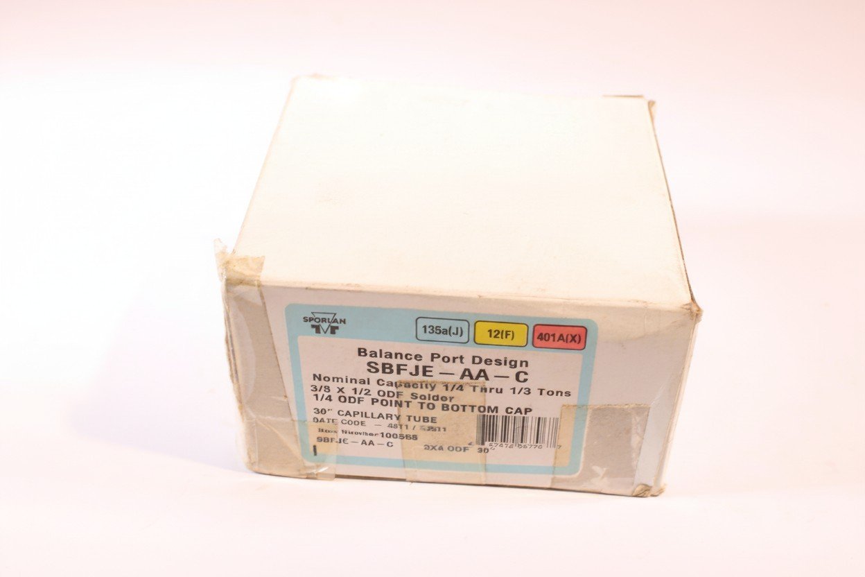SPORTLAN SBFJE-AA-C Expansion Valve Exhaust Valve 1/4 inch ODF MPN SBFJE-AA-C