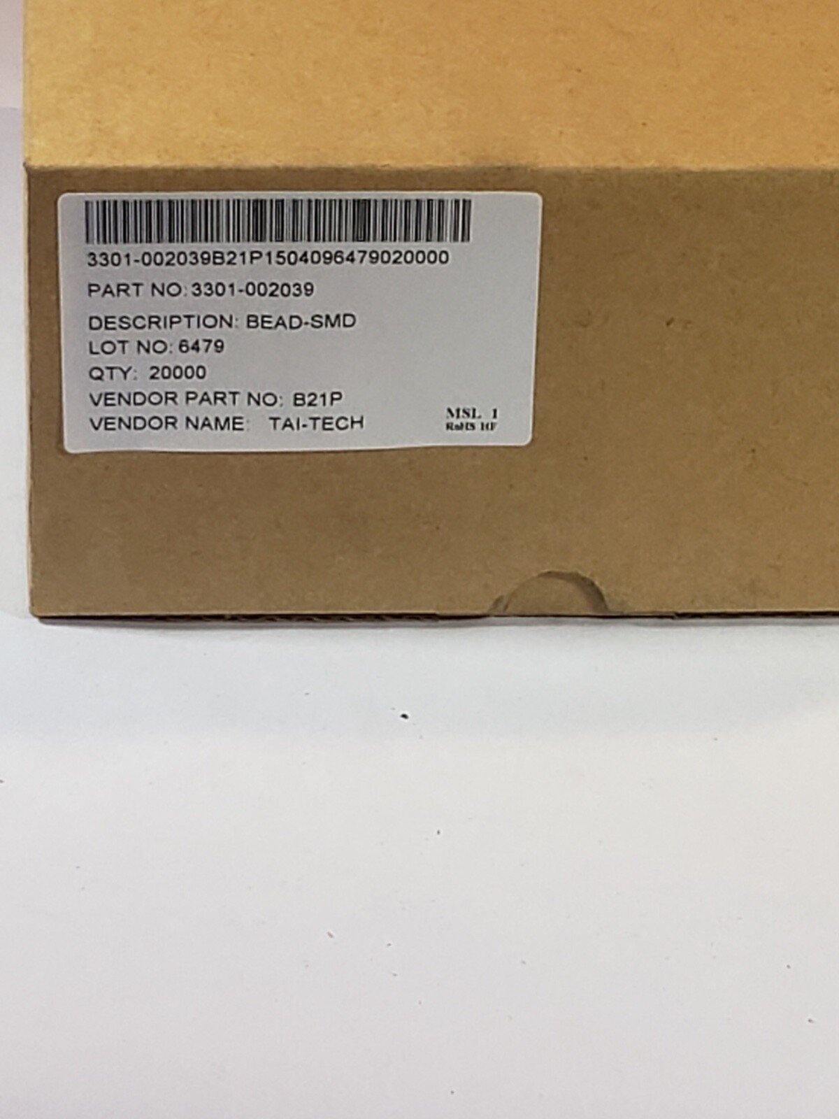 20000x bead smd 26 ohms 1608 TP Tai-TECH 3301-002039 BOXED NEW