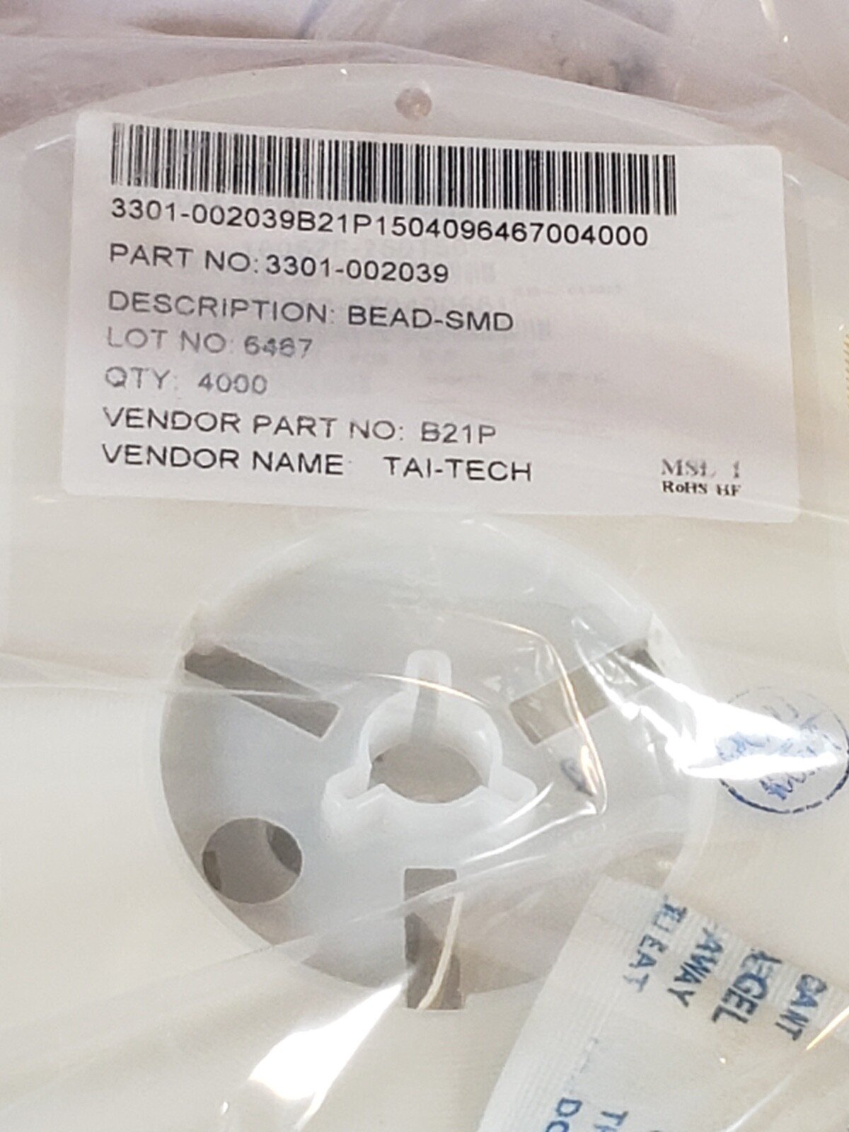 20000x bead smd 26 ohms 1608 TP Tai-TECH 3301-002039 BOXED NEW