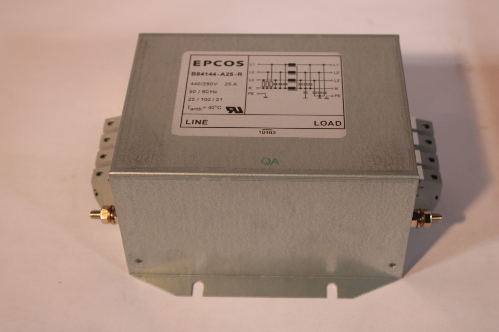 EPCOS B84144-A25R Filtre Antiparasite 20A 250V NEW BOXED 11G