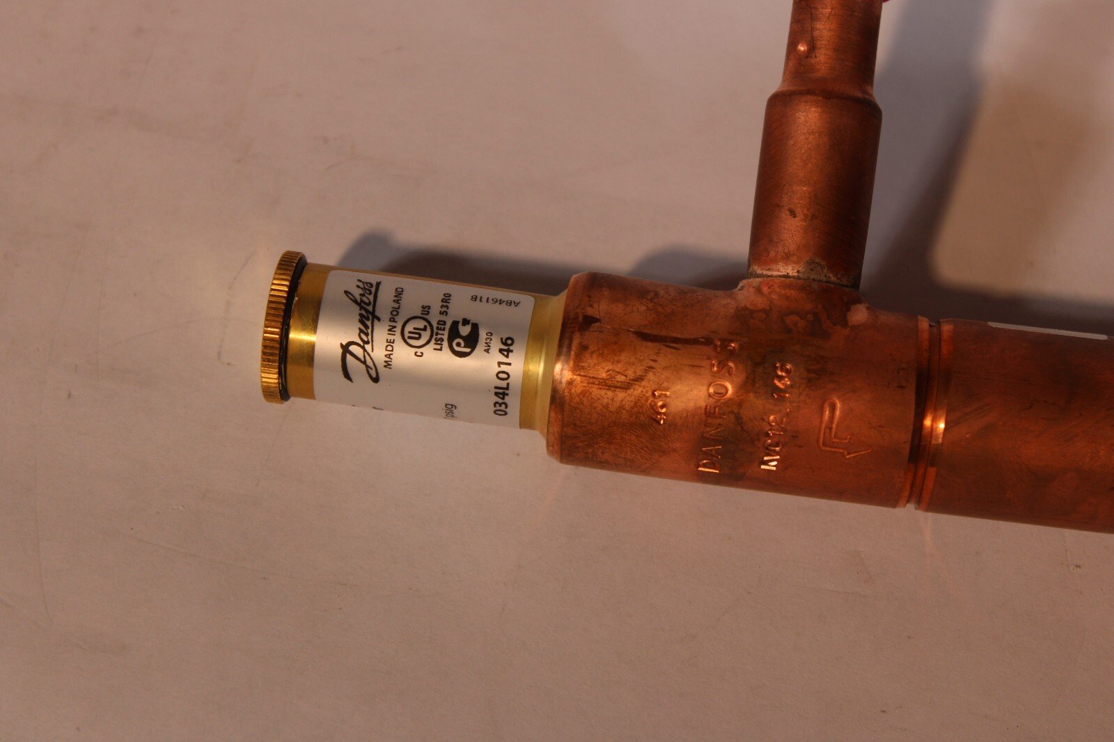 Danfoss Energy Regulator Hot Gas Bypass KVC12 034L0146 Welding 12mm NEW 10B
