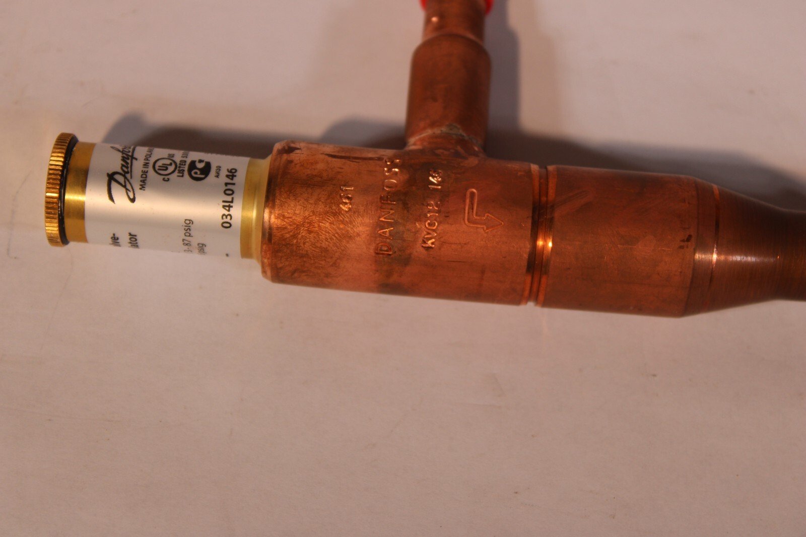 Danfoss Energy Regulator Hot Gas Bypass KVC12 034L0146 Welding 12mm NEW 10B