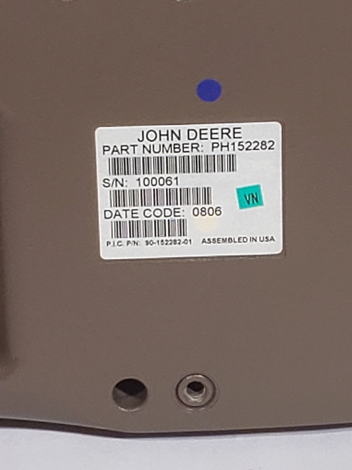 John Deere PH152282 VTI 1300 presse balle Baler Round ballenpressen 644 678 744