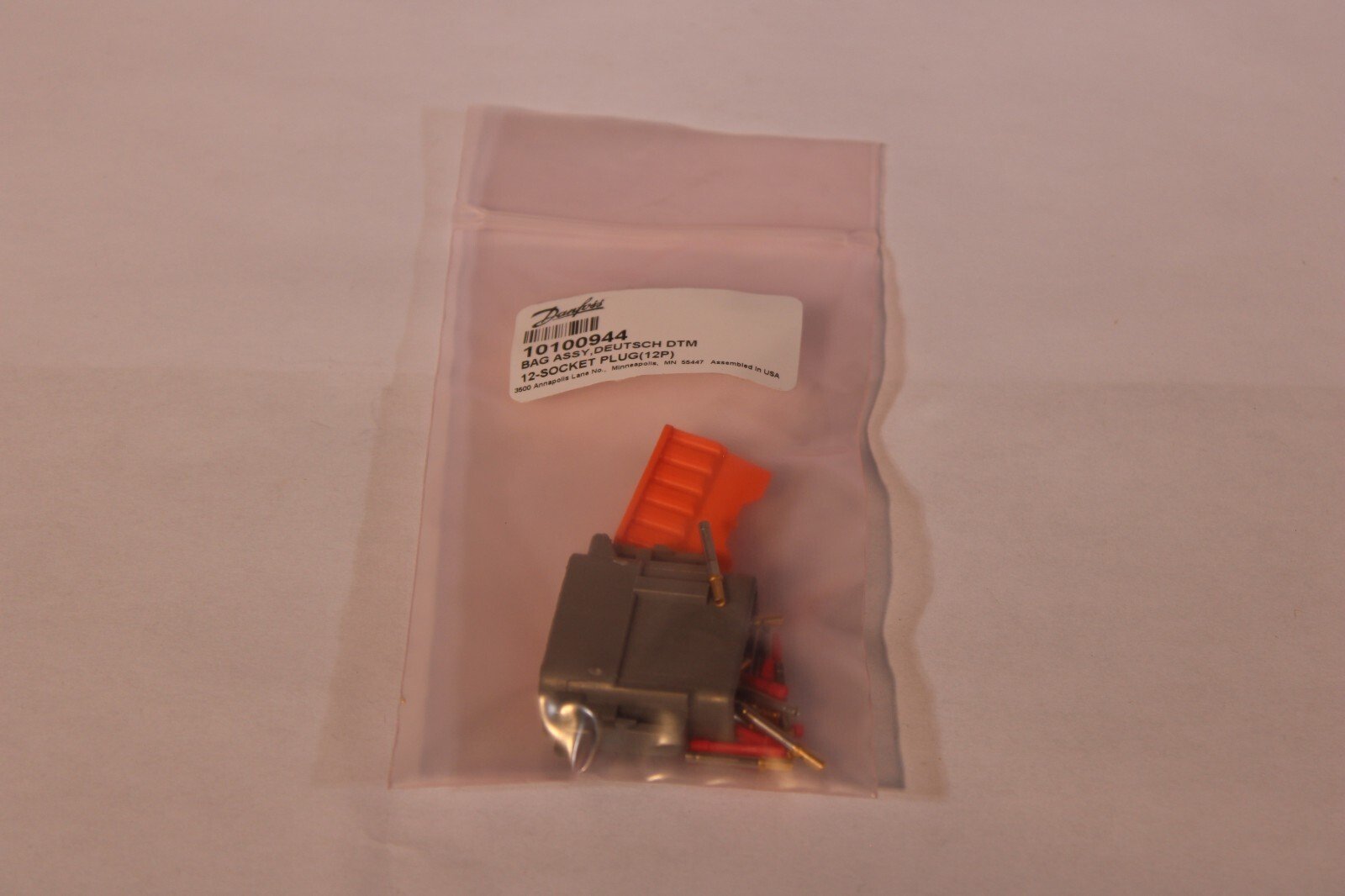 Danfoss 10100944 BAG ASSY,12S,DEUT,DTM06-12SA,SOL,G,20 NEW 12F