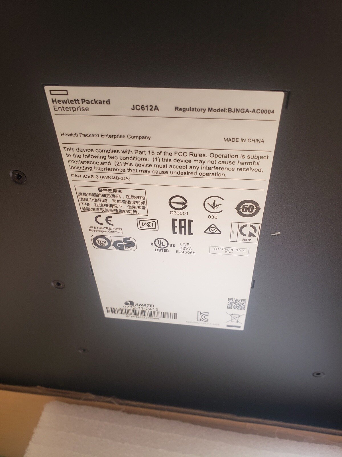 HP JC612A A10508 NEW BOXED WARRANTY