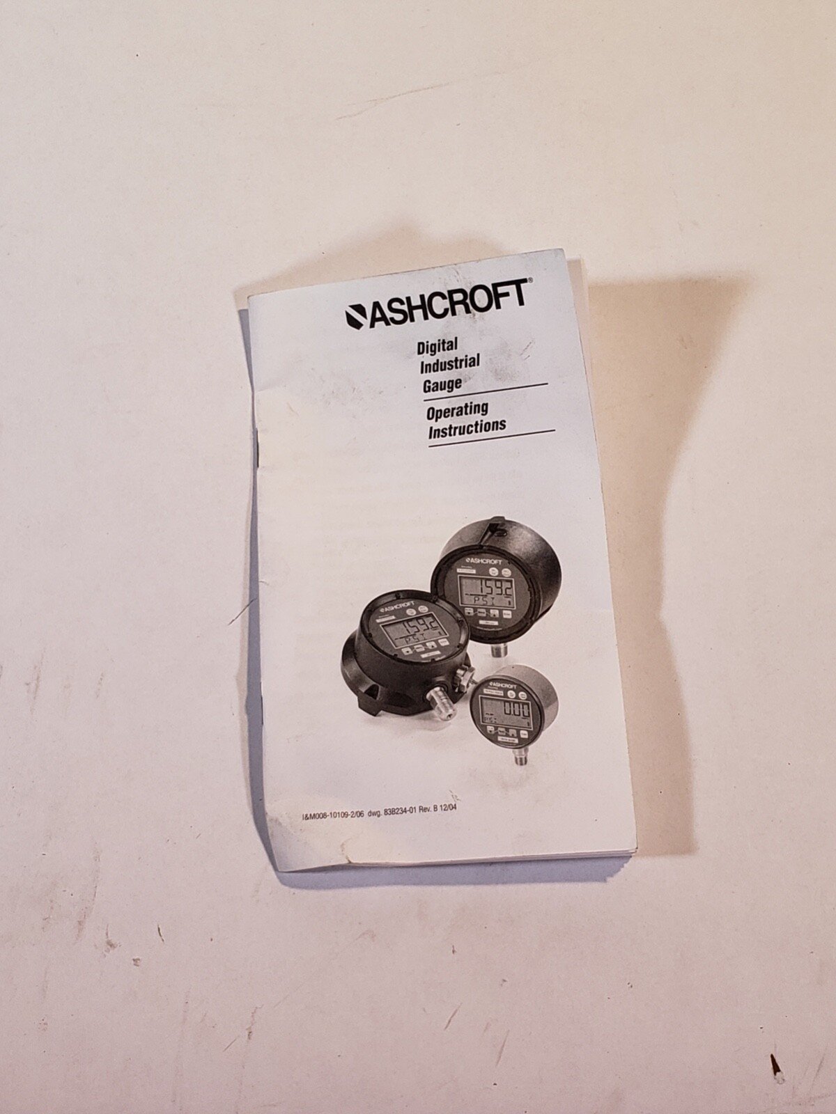 Ashcroft digital industrial gauge 300 ps 302074 SD XBLCYLM new Without accu