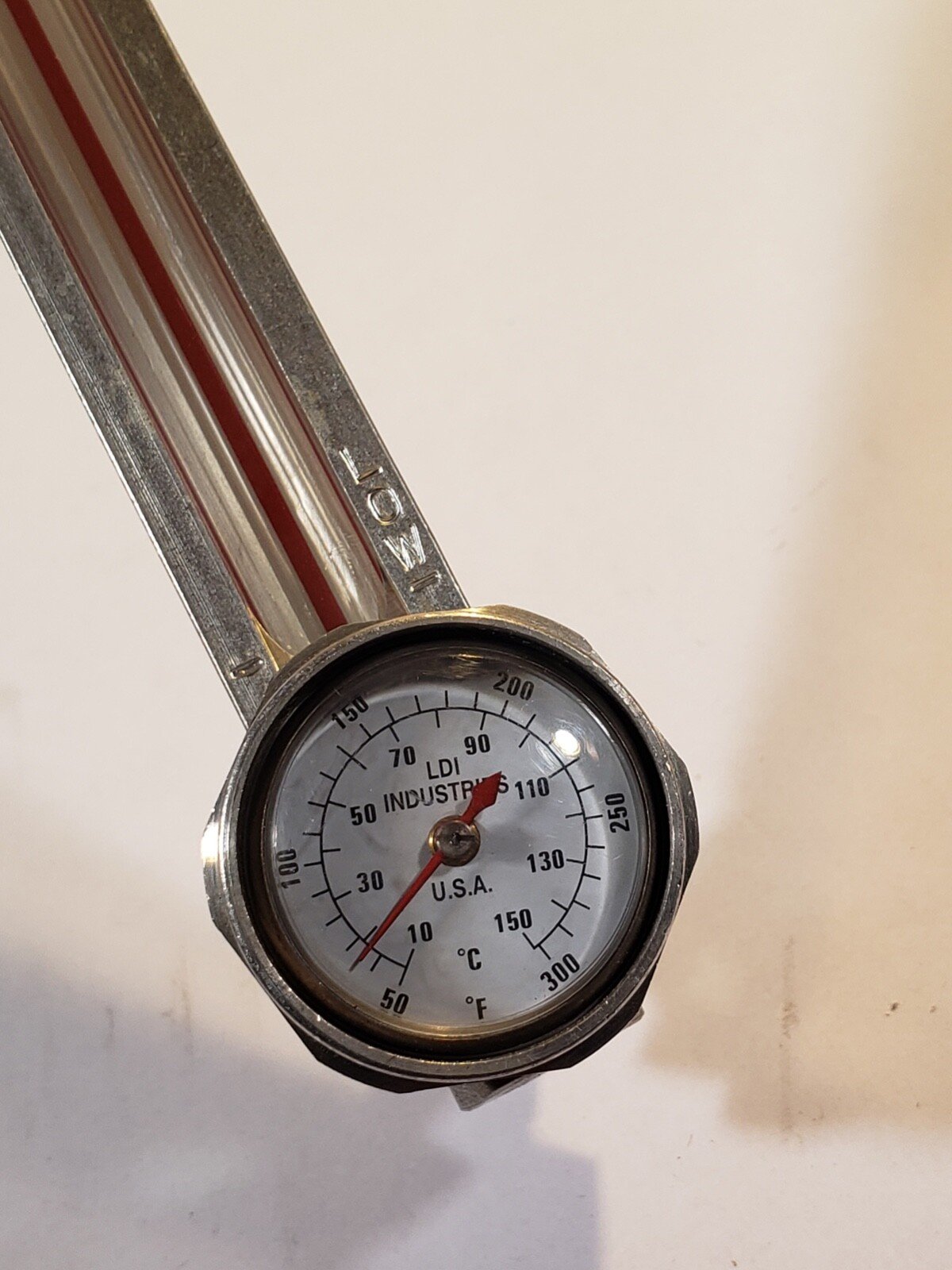 LDI INDUSTRIES THERMOMETER TEMPERATURE GAUGE 50°F TO 300°F 10°C TO 150°C NEW