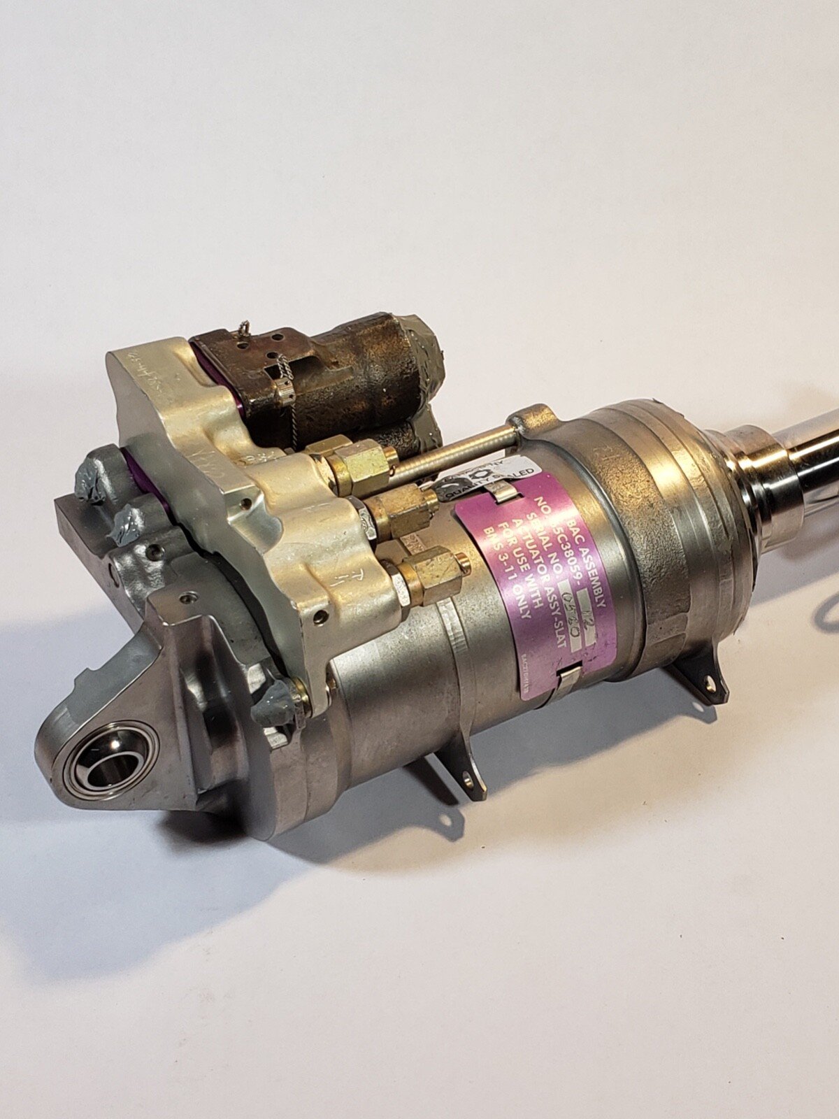 ACTUATOR ASSY SLAT 65C38059 -12 BMS 3-11 AIRCRAFT
