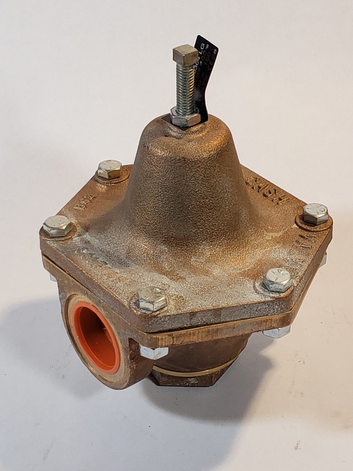 PRESSURE REGULATING CASH VALVE BRONZE 1 1/2 " WATER/AIR 20304-0125 90/150 NEW